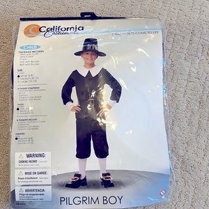 Pilgrim boy costume.